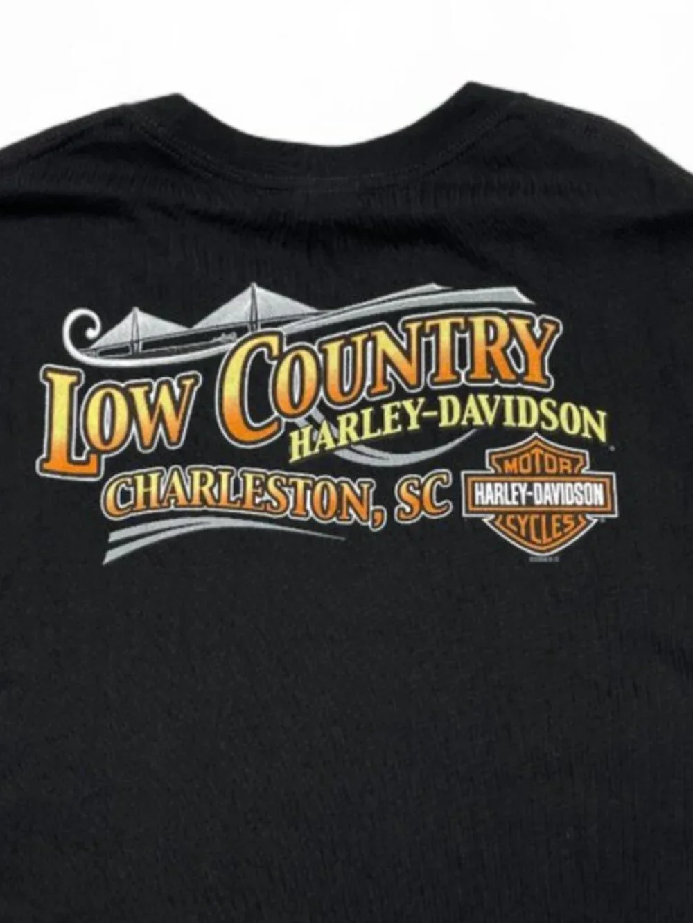 Harley Davidson Low Country Live To Ride Motorcycle Biker T-Shirt Men's 2XL XXL